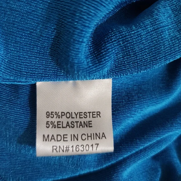 PRINCESS POLLY Elody long sleeve mini dress, cobalt blue, size 2, spring - Picture 9 of 10